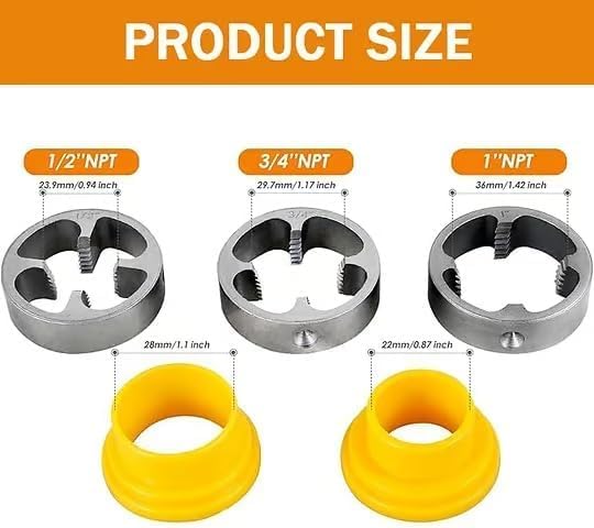 Electric PVC Pipe Threader Kit for Drills - 1/2