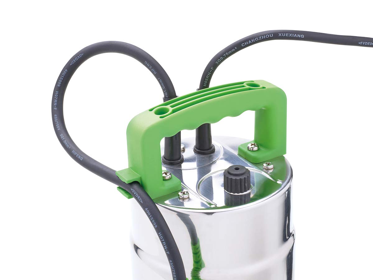 AQUANIQUE DWP 10000 Submersible Water Pump - 400W, 10,000 L/H Flow Rate, Max 25mm Particle Size, 6m Max Head - Wastewater Pump for Ponds, Pools, Flooded Basements & Construction Sites - Ideal for Drainage, Irrigation and Water Transfer Applications