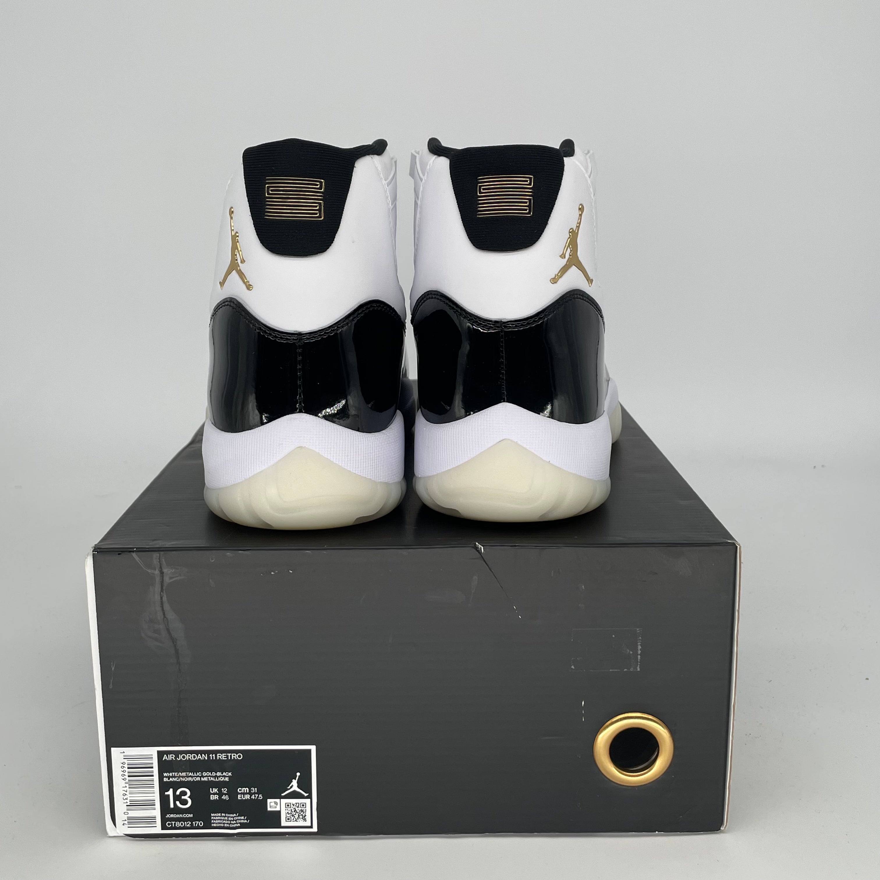 AIR JORDAN 11 DMP GRATITUDE Basketball Shoes Men's Size 13 (CT8012-170) - Perfect for Court Play, Sneaker Collecting & Streetwear Fashion