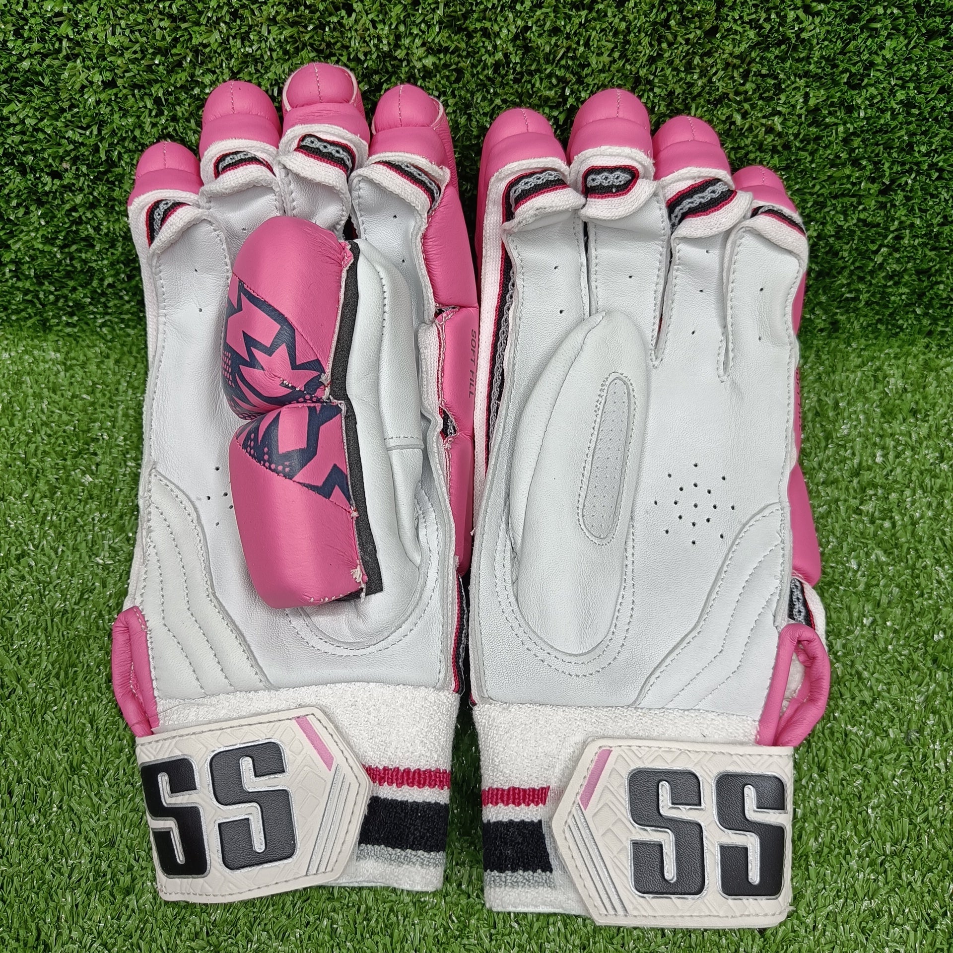 Premium SS Super Test Rajasthan Royals IPL Cricket Batting Gloves - Professional Quality for Cricket Players - Perfect for Matches, Training & Practice Sessions