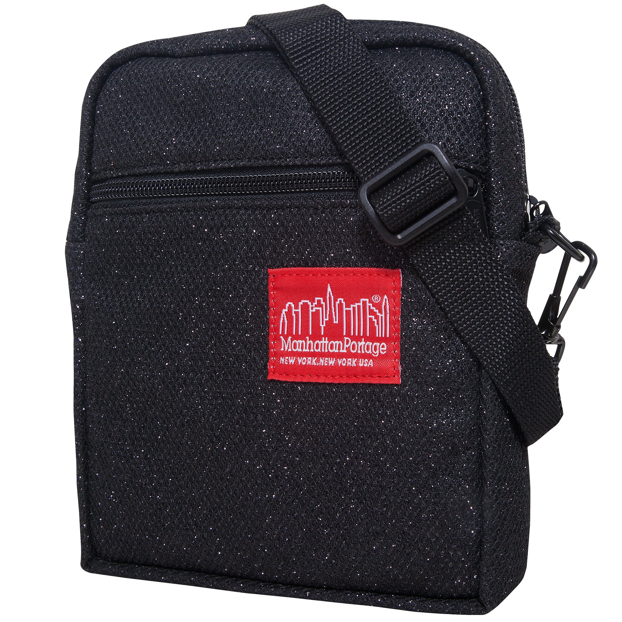 Manhattan Portage City Lights Midnight Black Crossbody Bag - Stylish & Durable for Urban Commute, Travel & Everyday Use