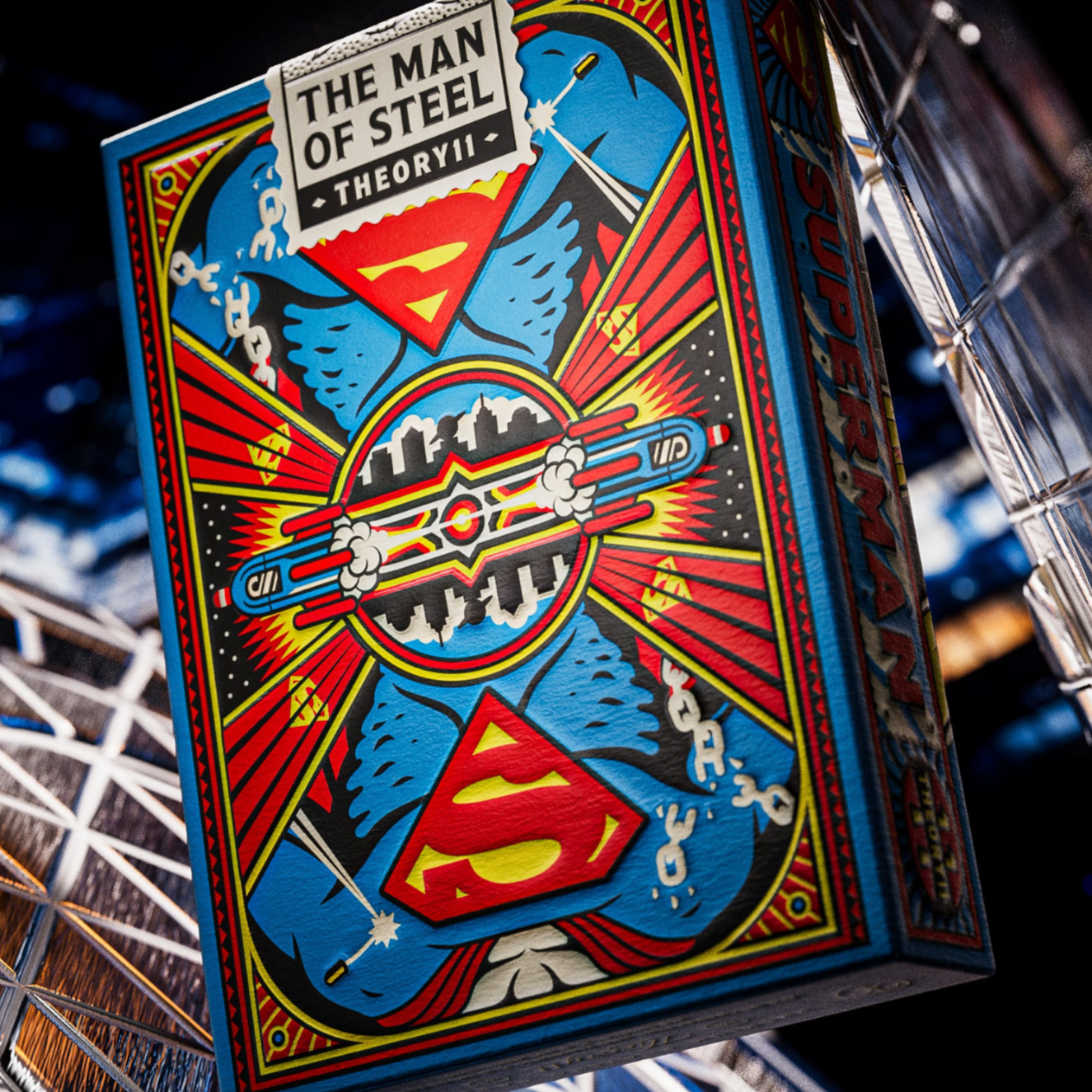 Superman Themed Playing Cards - Premium Deck for Poker, Magic Tricks & Game Nights - Perfect for Collectors, Gifts & Party Entertainment