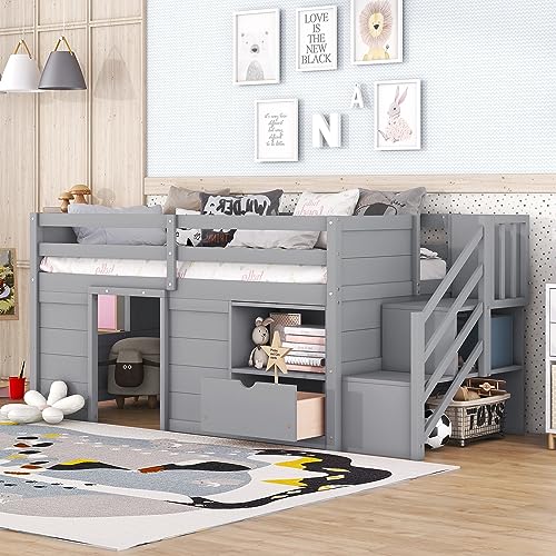 Gray +Stairs +Storage