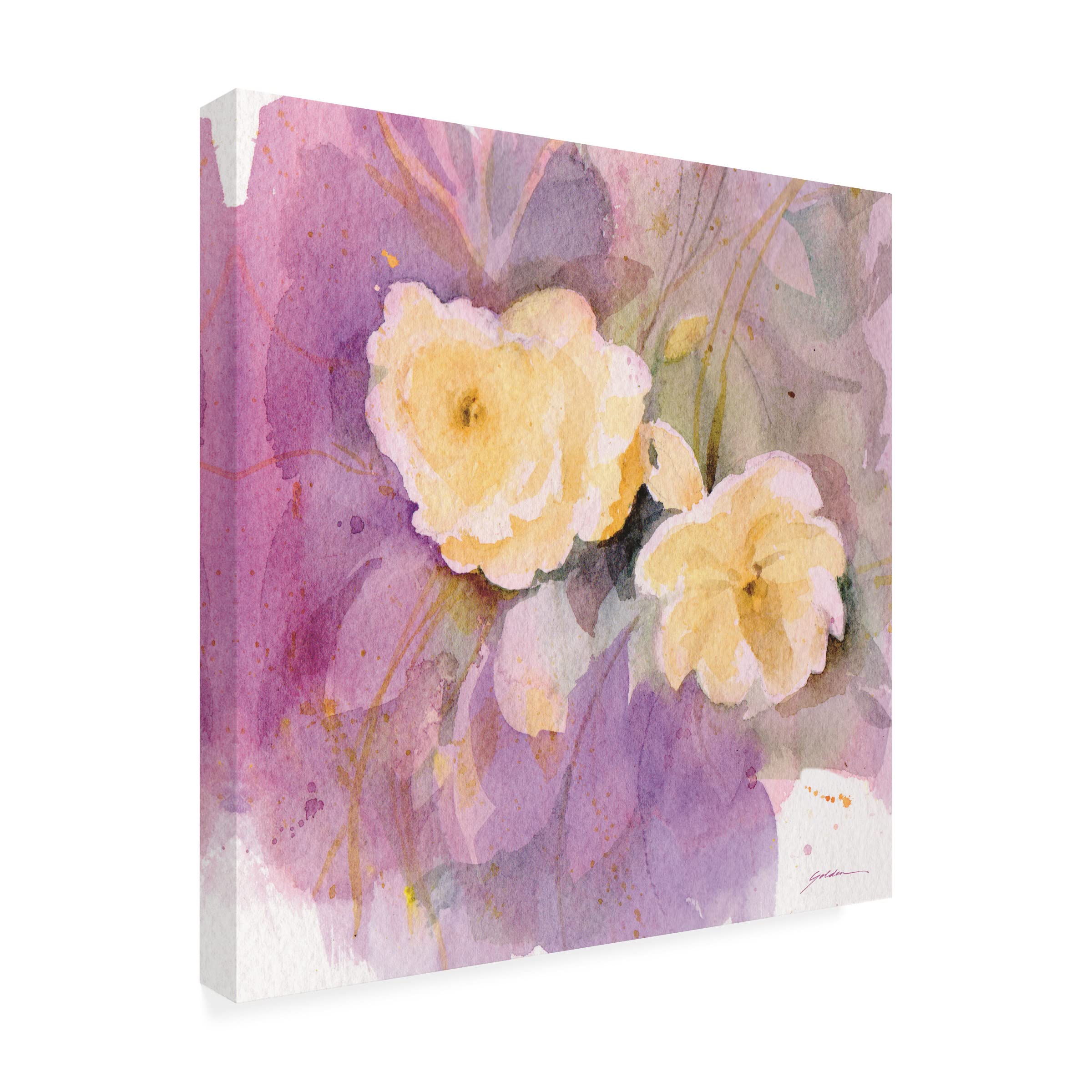 Trademark Fine Art 'Friendship' Canvas Wall Art by Sheila Golden - Perfect for Living Room, Bedroom & Office Decor