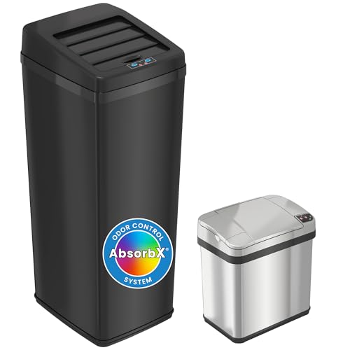 Brushed Silver 2.5 Gal and Black 14 Gal Sensor