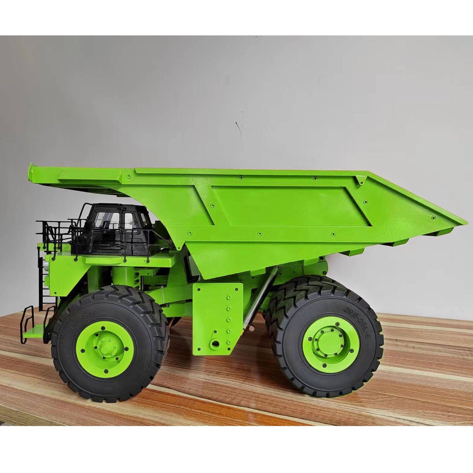 1/20 Scale Metal RC Hydraulic Mining Dump Truck - Remote Control Construction Vehicle with Flysky FS-i6X Radio - Perfect for Collectors, Construction Enthusiasts & RC Hobbyists - Great for Display, Play & Construction-Themed Events