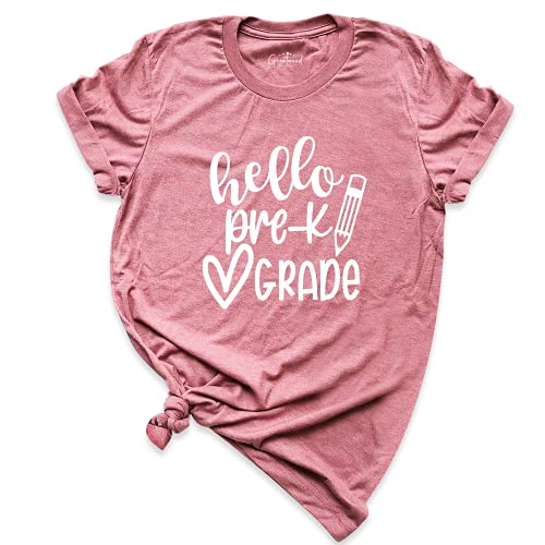 Back to School T-Shirts for Teachers & Students - Hello Grades Shirt, First Day of School Outfit, Teacher Gift Idea - Perfect for Classroom, Team Building & School Events