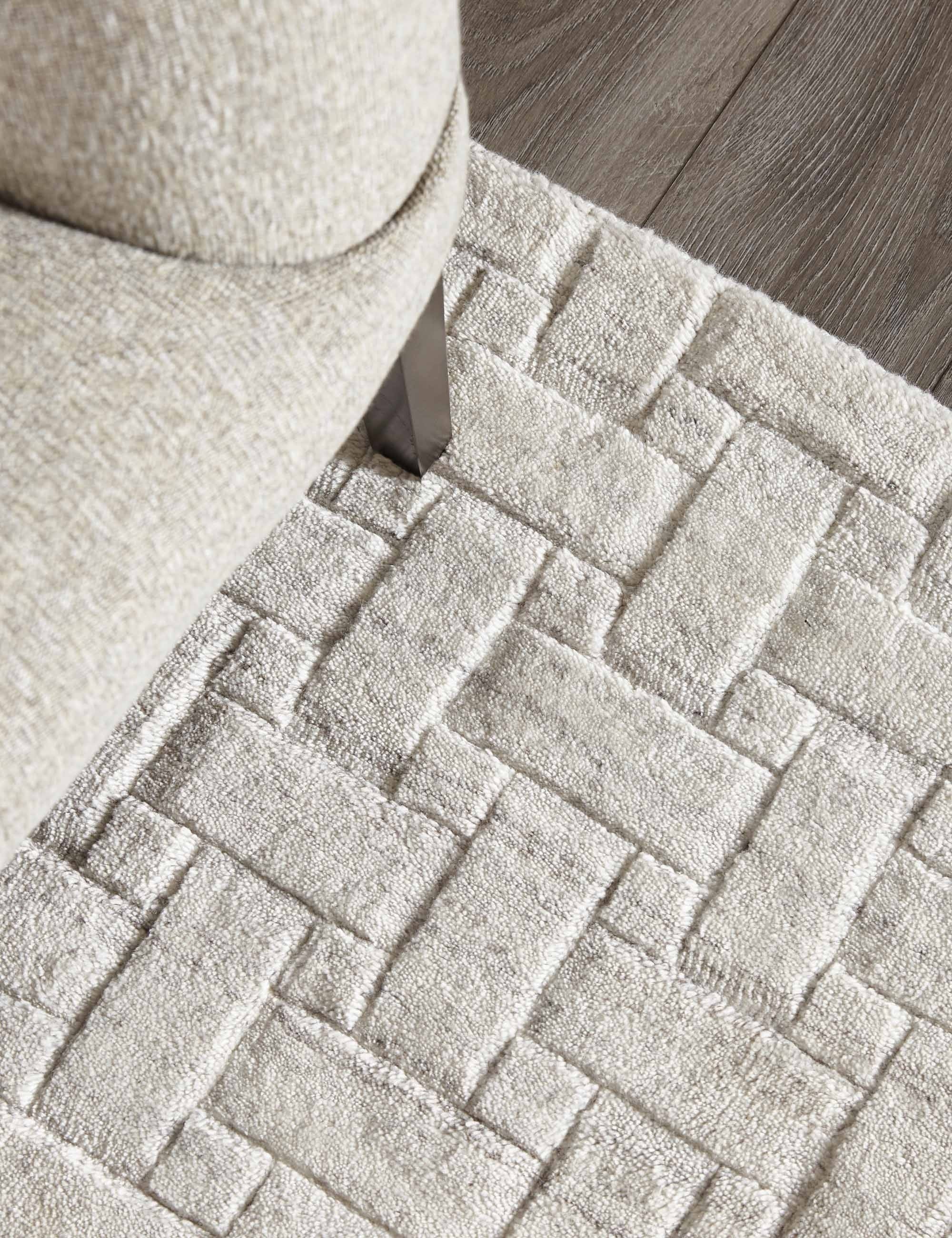 Brena Hand Loomed Wool Blend Area Rug - Soft & Durable for Living Room, Bedroom or Office Decor