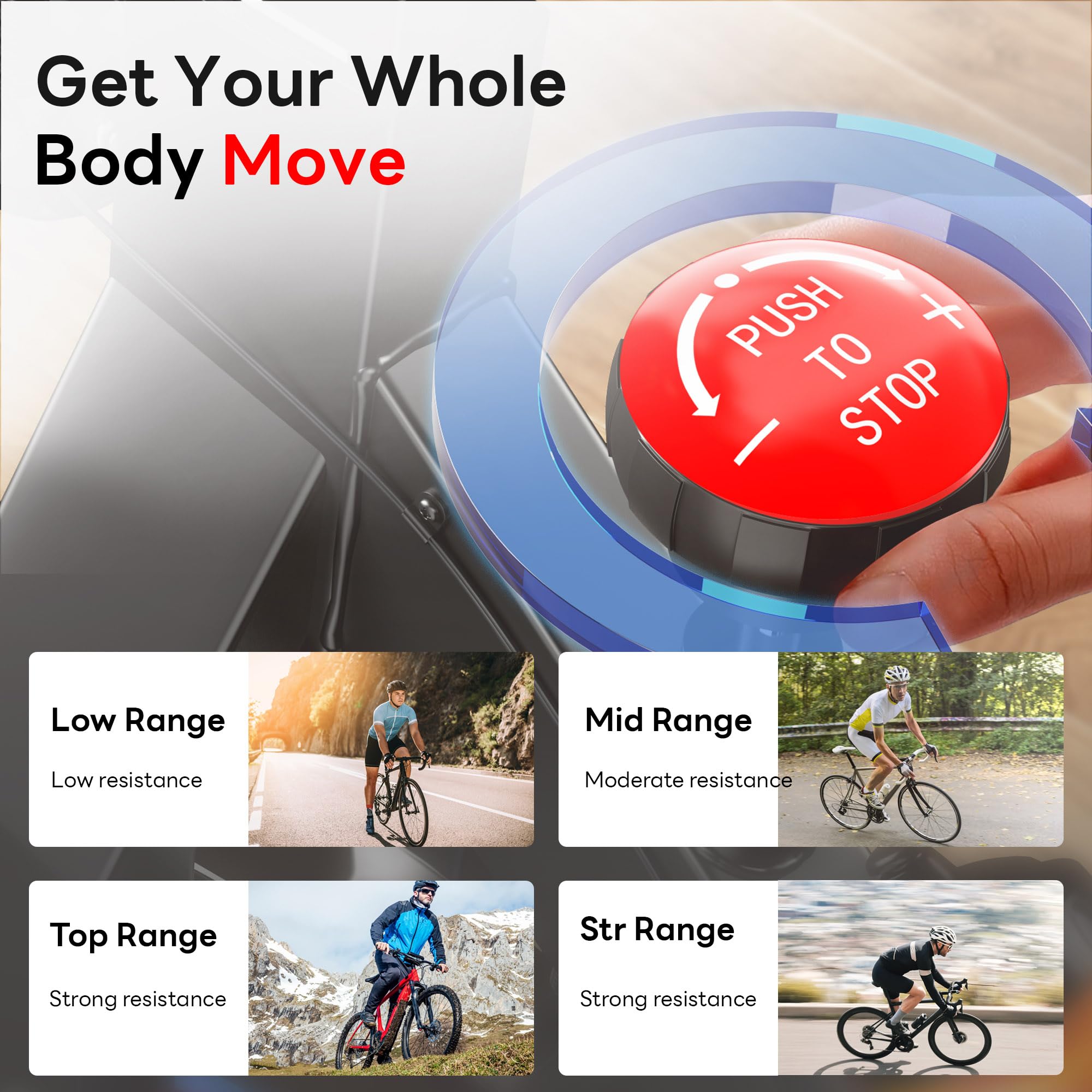 SogesPower Magnetic Exercise Bike - 45lbs Flywheel Super Silent Indoor Cycling Bike with LCD Display, Phone/Tablet Mount & Comfortable Seat Cushion - Perfect for Home Gym, Cardio Workout and Weight Loss Training