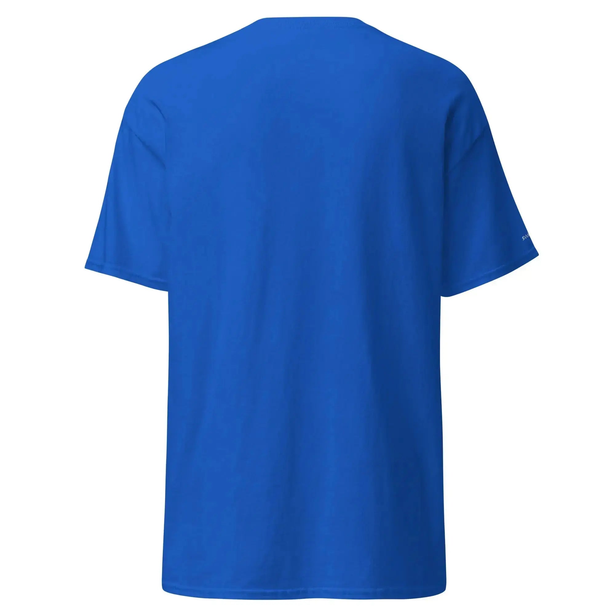 Unisex Jersey Short Sleeve T-Shirt with Mountain Swimmer Graphic - Comfortable Casual Wear for Men & Women - Perfect for Outdoor Activities, Gym, and Everyday Use