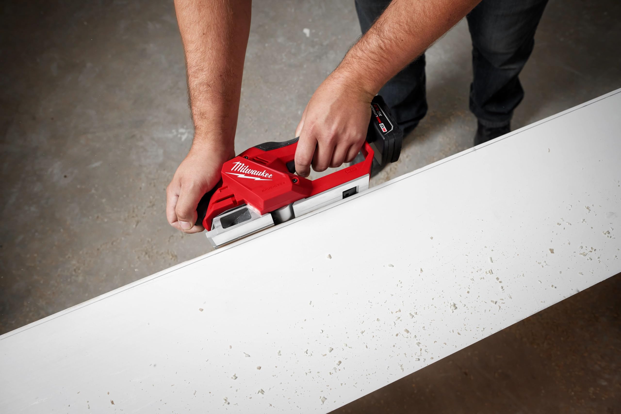 Milwaukee 2524-20 M12 Brushless 2-Inch Planer - Compact Cordless Woodworking Tool for DIY Projects & Professional Use