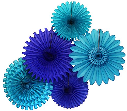 Blue Skies - Turquoise, Dark Blue