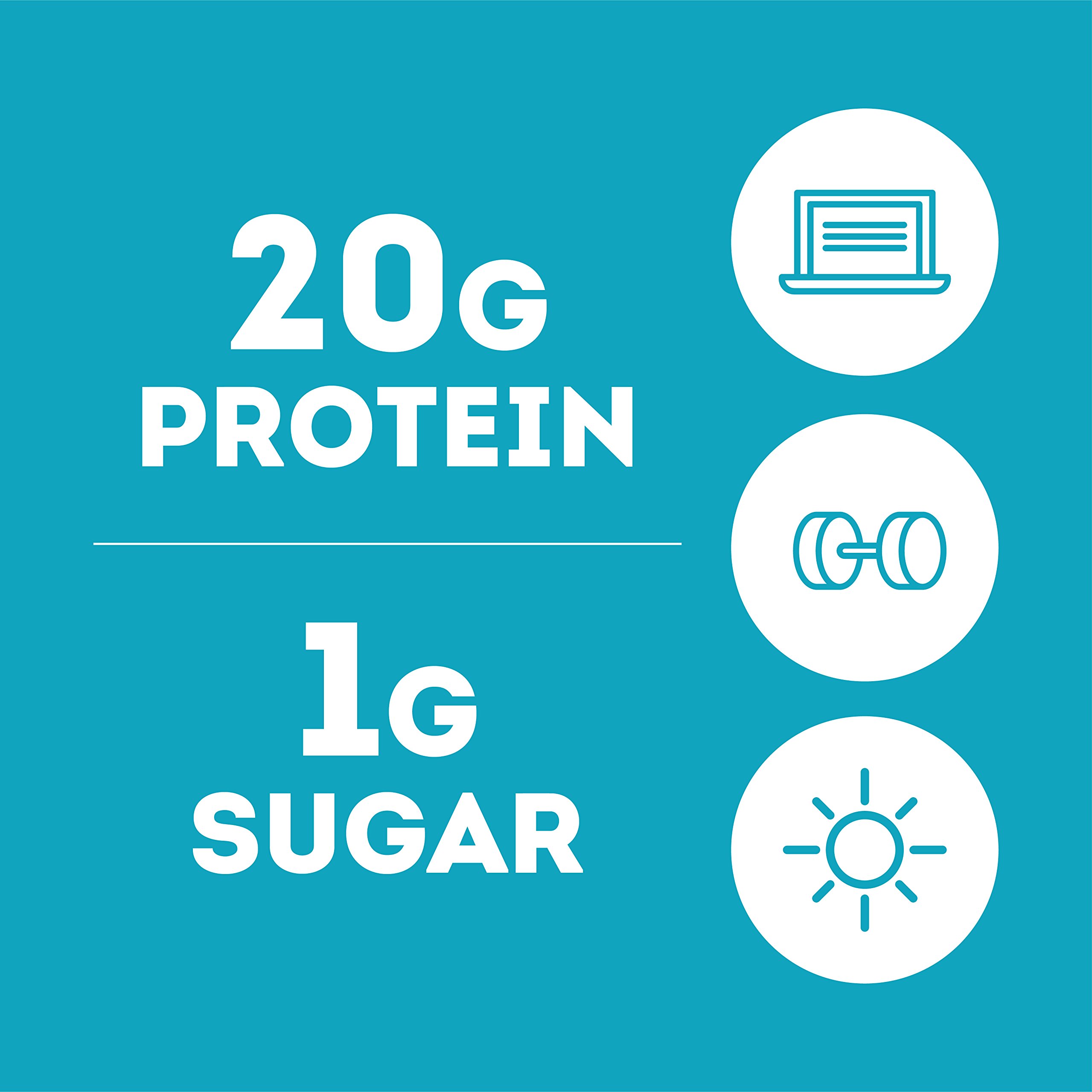 ONE 1 Protein Bars - 20g Protein & Only 1g Sugar | Chocolate Chip Cookie Dough Flavor | Gluten-Free Snack (2.12 Oz) - Perfect for High Protein Diets, Post-Workout Recovery & Healthy On-the-Go Snacking