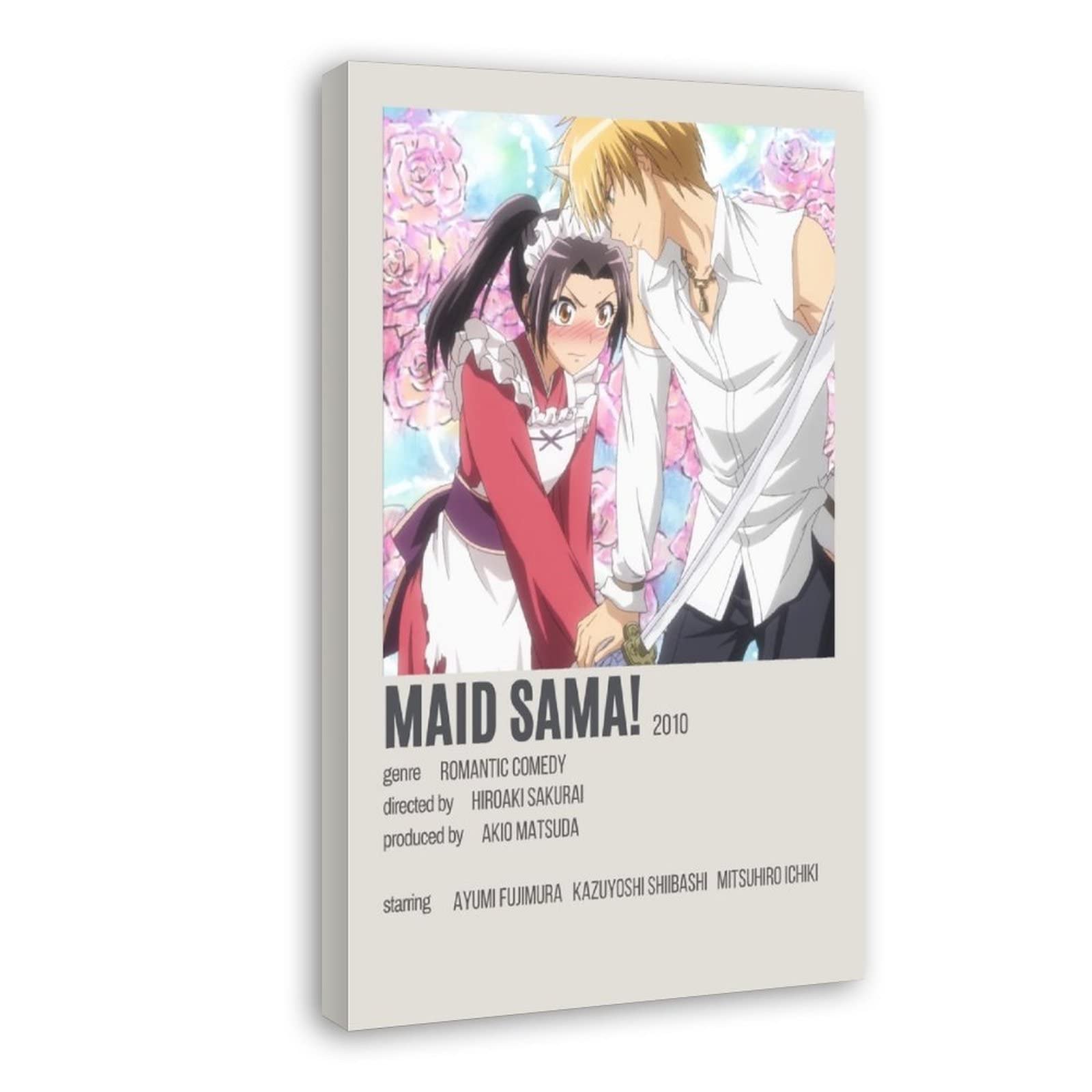 Anime Canvas Wall Art - Maid Sama Poster Print 24x36 Inch (60x90cm) Framed Style - Perfect for Bedroom, Office & Gift Ideas - Japanese Manga Decor for Anime Fans & Otaku Culture Enthusiasts