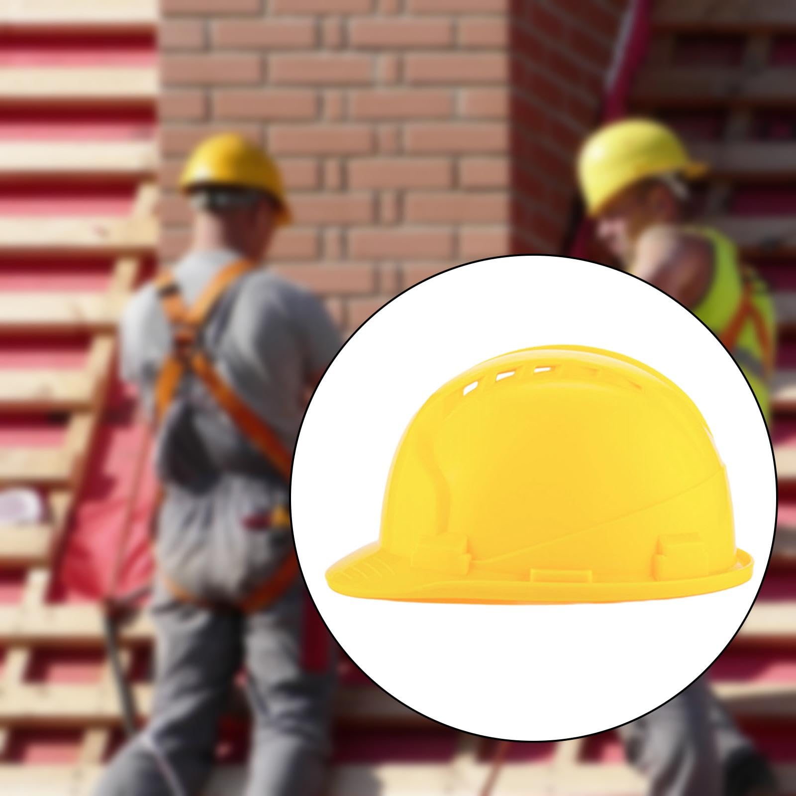 Hard Hat Construction Helmet - ANSI Certified Safety Helmet for Men & Adults - Lightweight, Breathable & Durable for Outdoor Work, Climbing & Labor Protection - Ideal for Construction Workers, Roofers & Industrial Safety