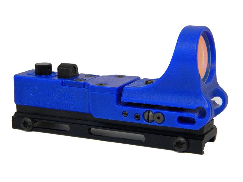 C-MORE Systems Tactical Red Dot Sight for Railway - Precision Rifle Scope with Click Switch | Perfect for Hunting, Shooting Range & Tactical Training