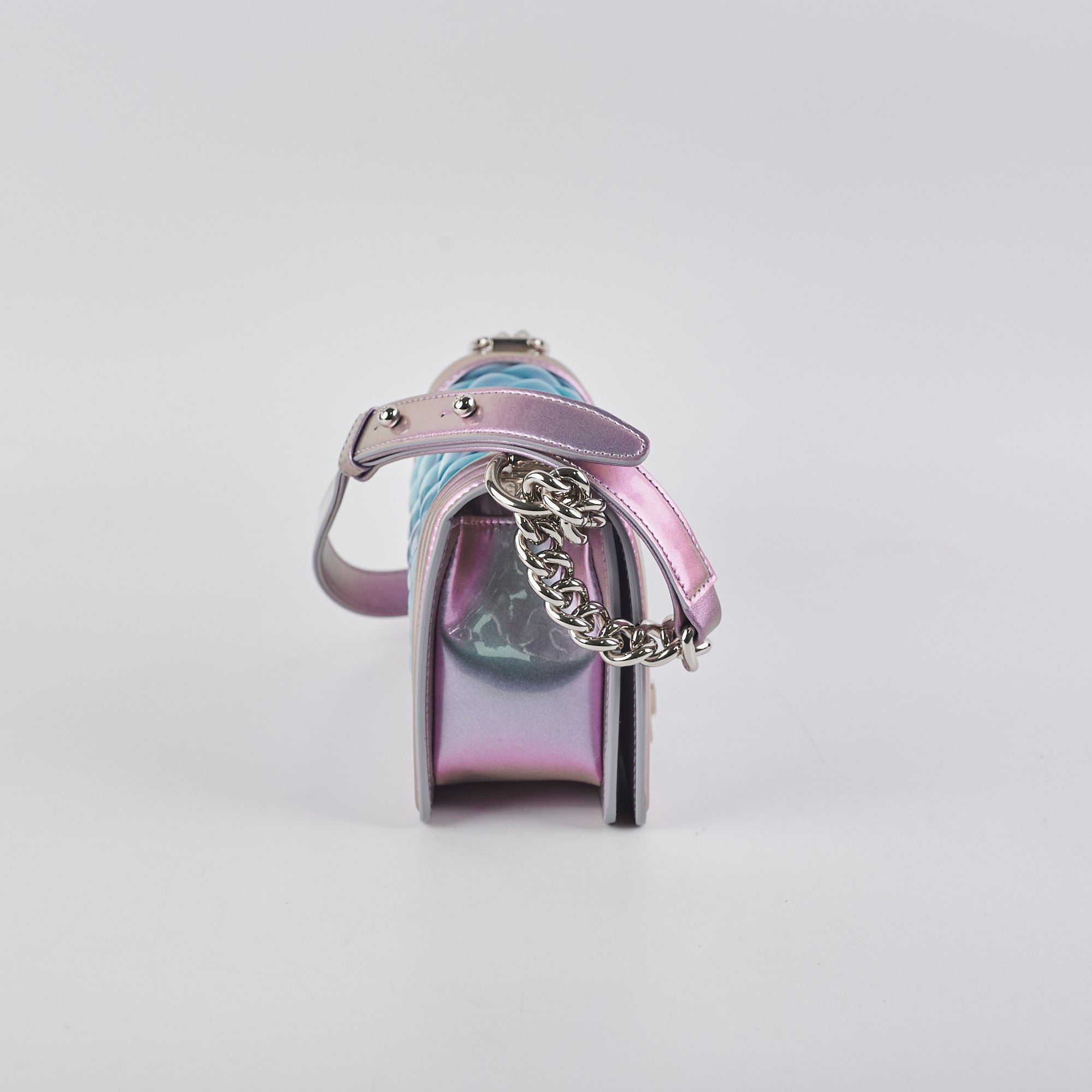 Chanel Small Boy Bag in PVC Mermaid Design - Stylish Crossbody Purse for Women, Perfect for Parties, Dates & Everyday Use
