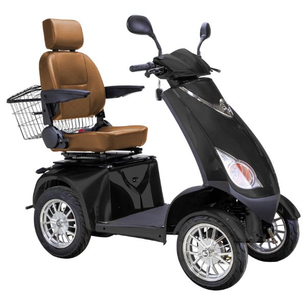 Premium Platinum Bariatric 4-Wheel Mobility Scooter for Heavy Adults - Heavy Duty Electric Wheelchair for Indoor & Outdoor Use - Ideal for Shopping, Travel, and Daily Mobility Assistance