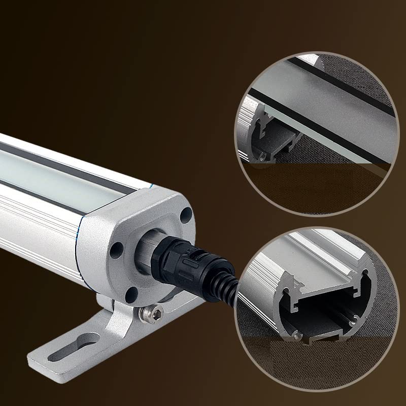 Explosion Proof LED Work Light 16W, 110V-220V CNC Milling Drilling Lathe Machine Light, IP68 Waterproof Industrial Tube Light for Workshop & Garage Lighting - Perfect for Heavy-Duty Machinery, Automotive Repair, and Hazardous Work Environments