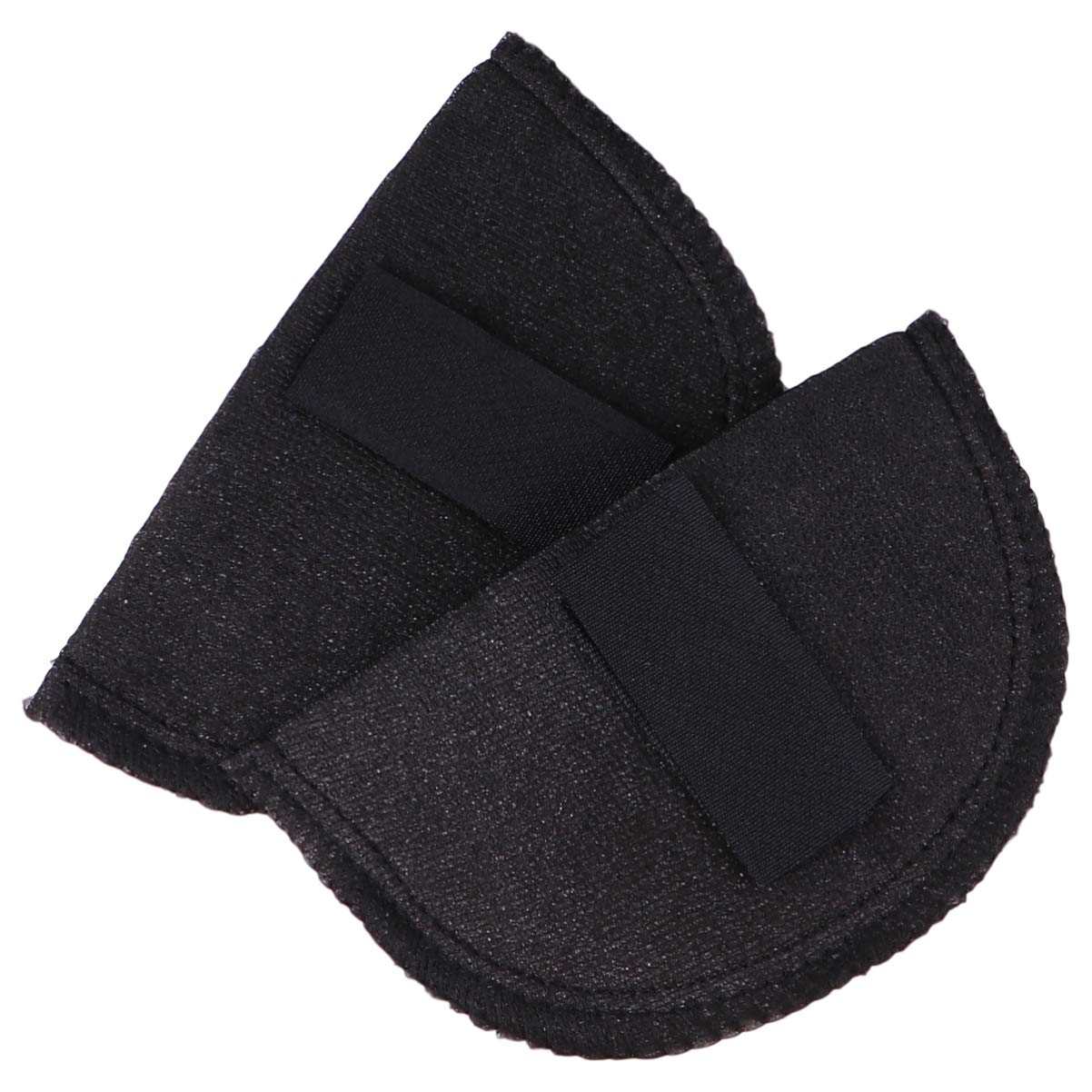1 Pair Reusable Shoulder Enhancer Pads for Suits, Coats & Shirts - Sticky Shoulder Pads for Women & Men (Black) | Perfect for Formal Wear, Office Attire & Special Occasions