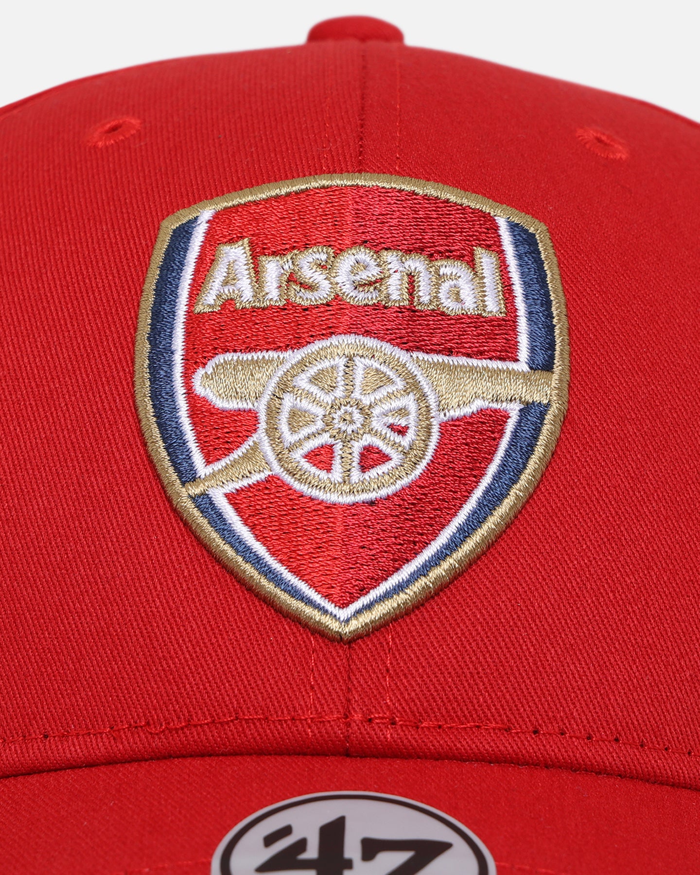 47 Brand Arsenal Red Raised MVP Snapback Hat - Adjustable Baseball Cap for Men & Women - Perfect for Sports Fans, Game Day & Streetwear Fashion