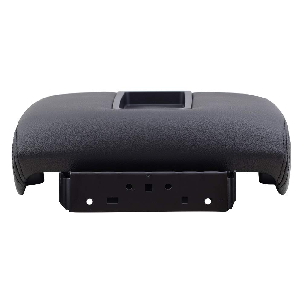 Brock Replacement Black Center Console Armrest Lid Cover for 2007-2013 Chevy Silverado GMC Sierra Tahoe Escalade Pickup Truck - Durable Upgrade for Full Center Console - Perfect for Long Drives & Daily Commutes