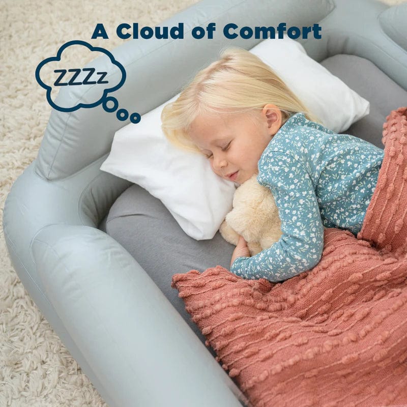 SlumberPod SlumberTot Inflatable Toddler Bed - Portable Travel Bed for Kids 2-5 Years - Perfect for Camping, Sleepovers & Indoor Play - Compact & Easy to Set Up