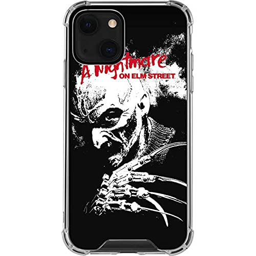 Skinit Clear iPhone 13 Mini Phone Case - Officially Licensed A Nightmare on Elm Street Horror Design | Protective Slim Cover for Everyday Use & Horror Movie Fans