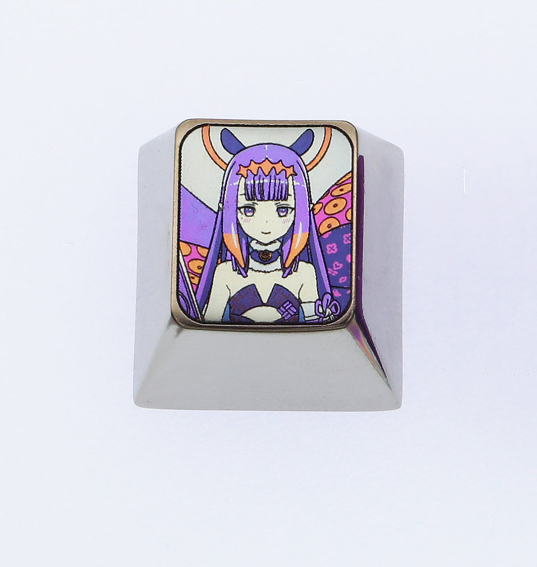 Premium Colored Titanium Alloy Carved Keycaps - Custom Mechanical Keyboard Keycaps for Gaming & Typing - Personalized Decorative Keycaps for RGB Mechanical Keyboards (Office, Gaming, Programming)