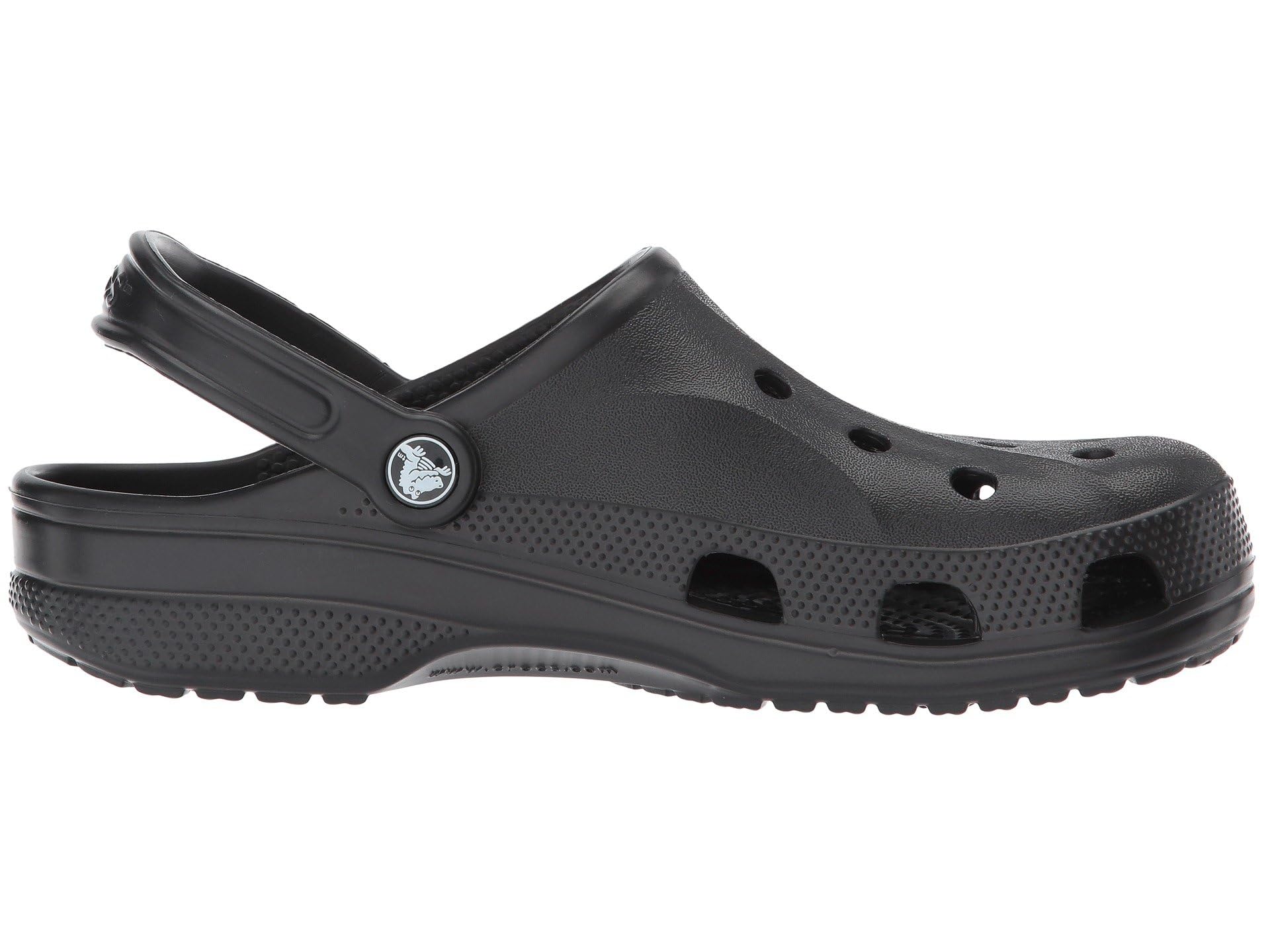 Crocs Baya Clog Unisex Slip-On Comfort Shoes - Black, Men's Size 10 / Women's Size 12 (Medium Width) - Perfect for Indoor, Outdoor, Garden & Casual Wear
