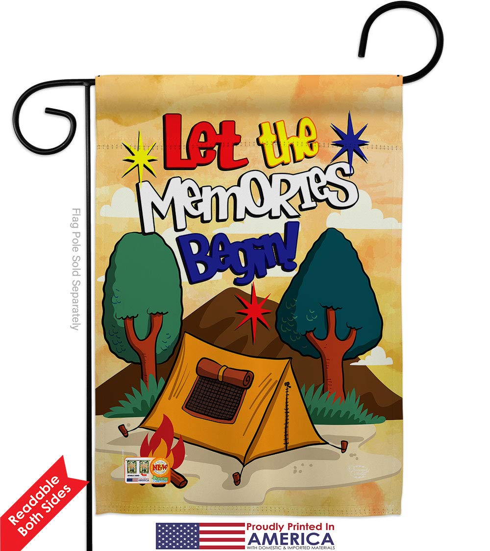 Memory Garden Flag Set - Double-Sided Outdoor Decor for RV Camping & Yard