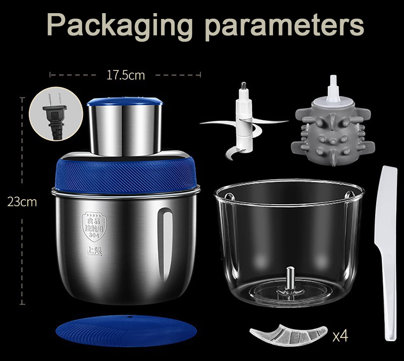 Multi-Function Electric Kitchen Cooking Machine - Stainless Steel Vegetable Shredder & Meat Grinder for Home Use | Perfect for Meal Prep, Juicing & Healthy Cooking