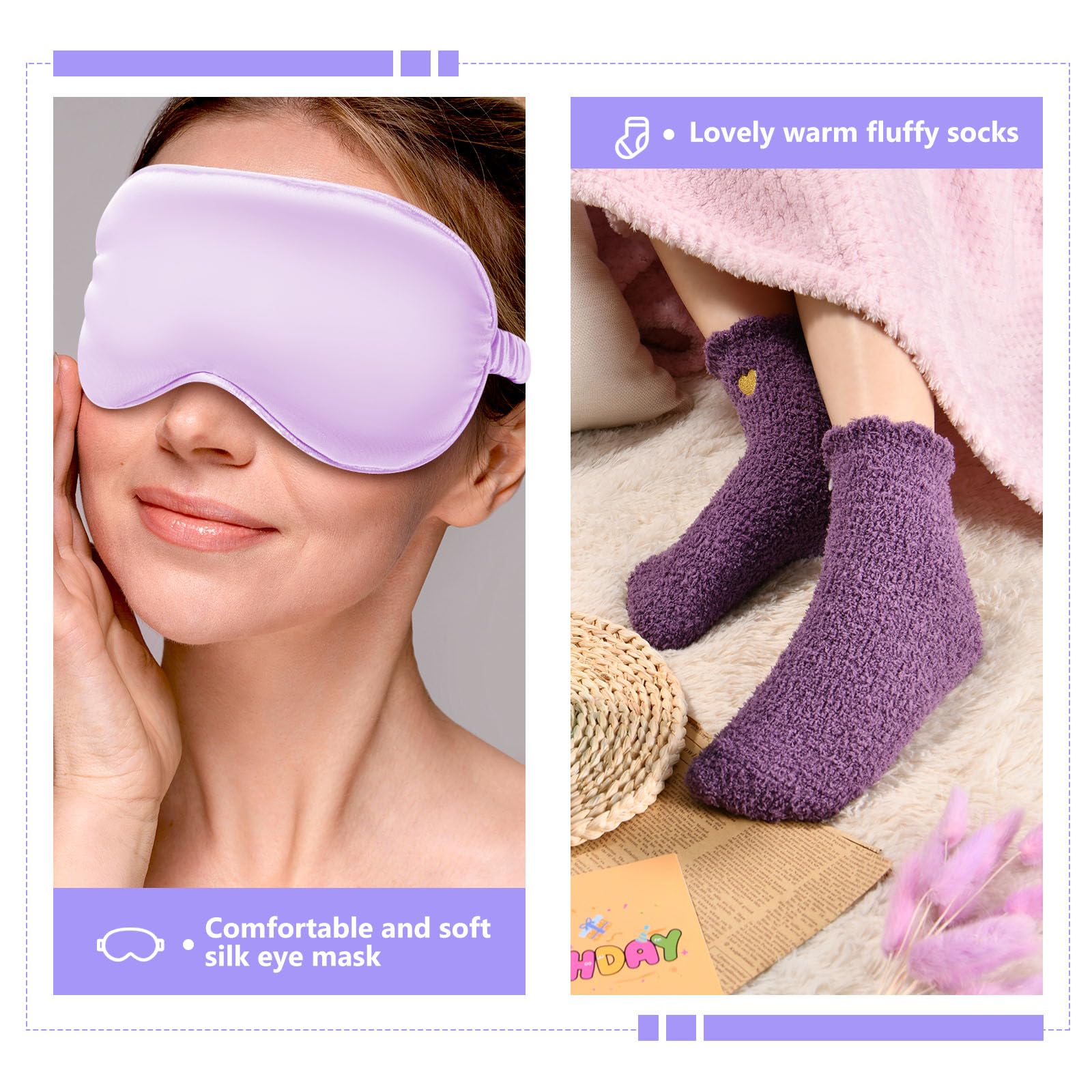Happy Birthday Gifts for Women - Spa Gift Baskets for Her, Relaxing Bath Set for Mom, Sister, Girlfriend | Unique Birthday Present Box for Women Who Have Everything | Perfect for Self-Care, Pampering & Special Occasions