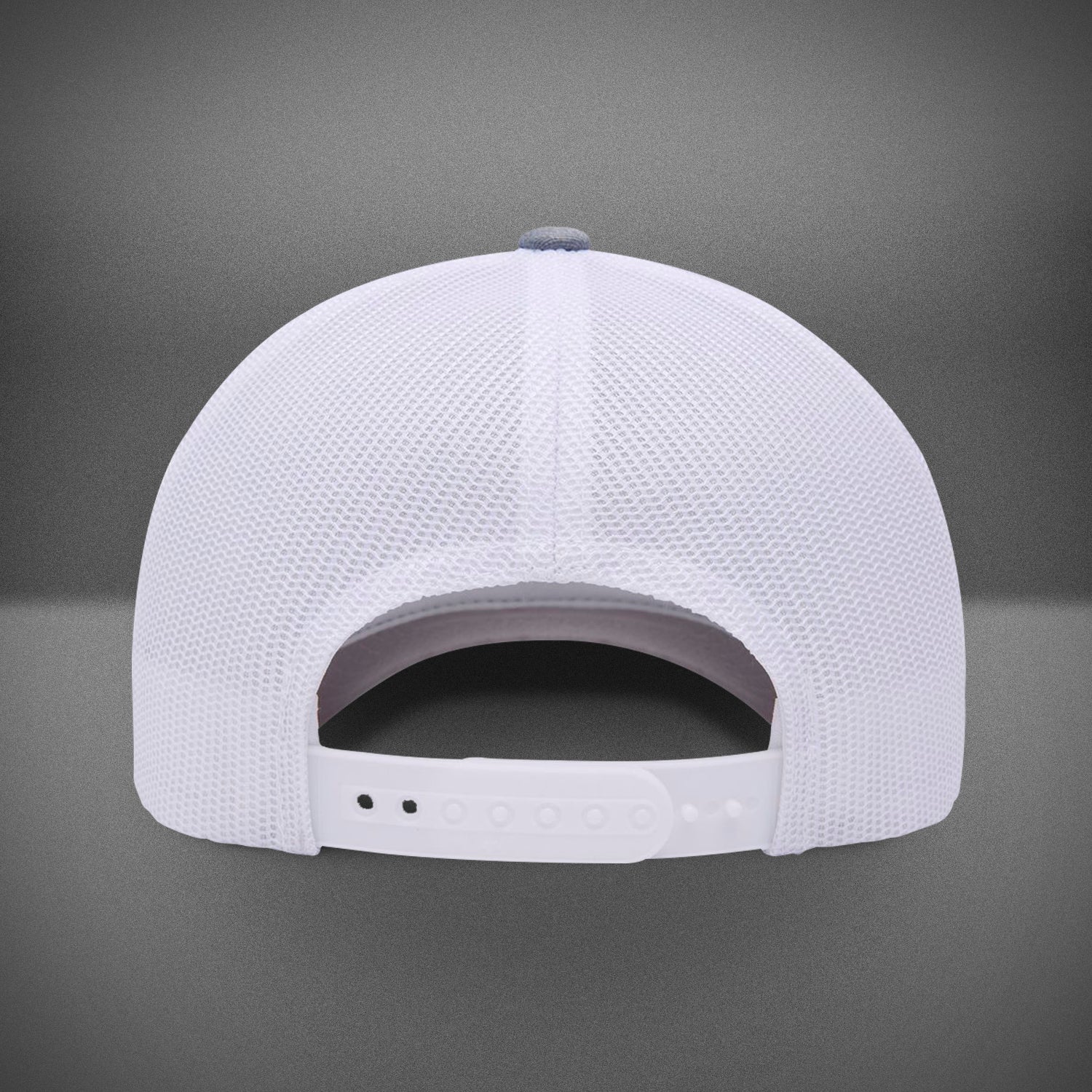 Motiv Trucker Hat - Stylish Gray & White Adjustable Baseball Cap for Men & Women - Perfect for Outdoor Activities, Sports, and Casual Wear