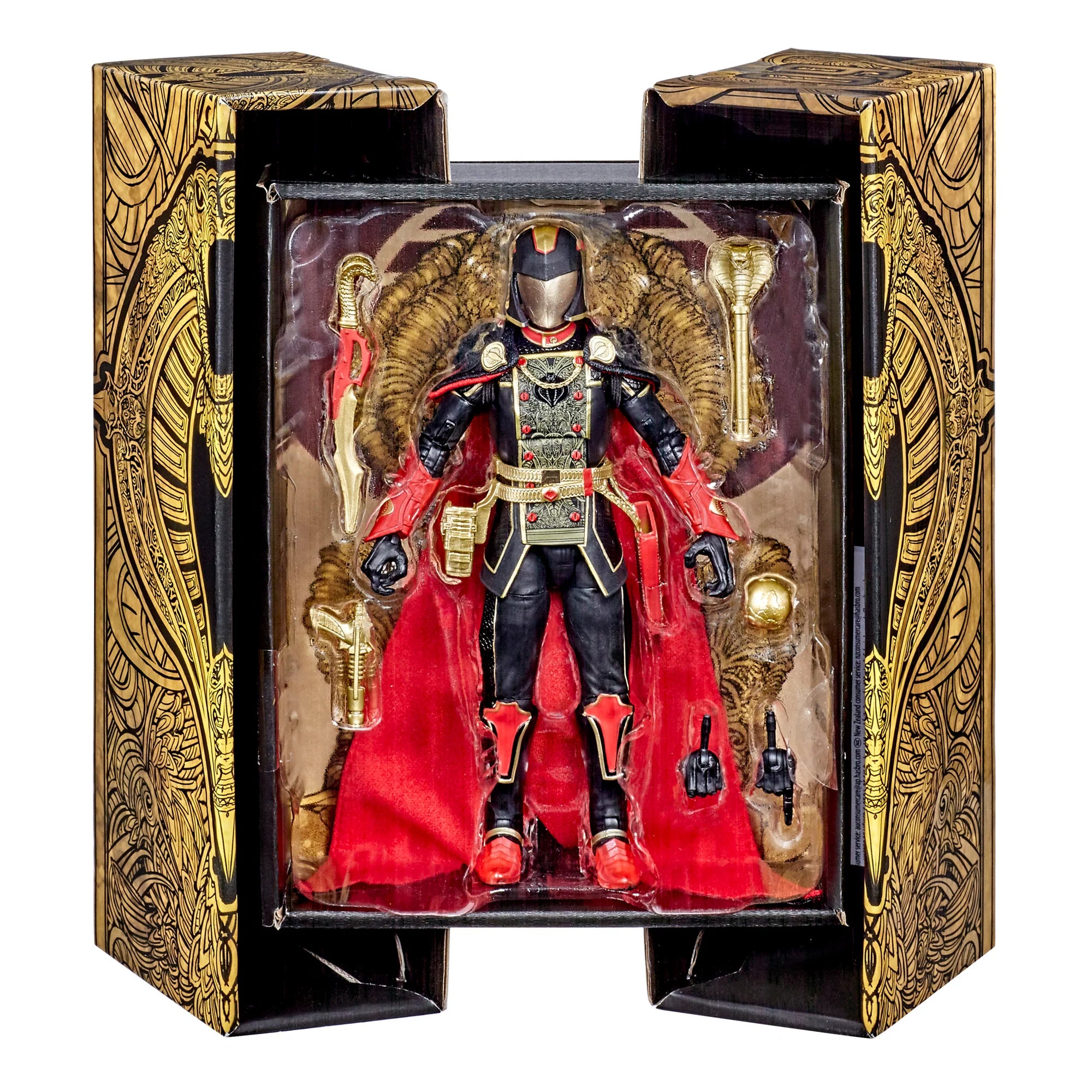 G.I. Joe Classified Series Snake Supreme Cobra Commander Action Figure - Premium Collectible Toy for Display & Play - Perfect for Fans, Collectors & Gift Giving
