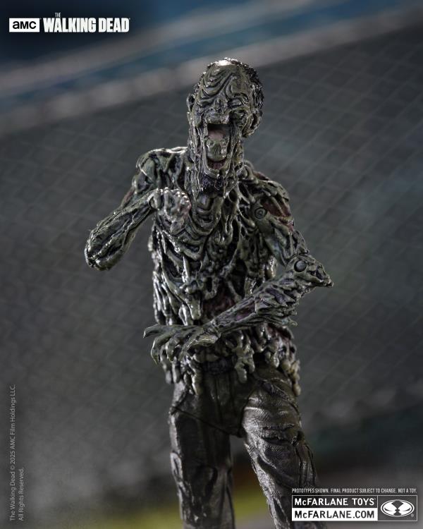 The Walking Dead TV Series Walker Zombie Action Figures 4-Pack - Collectible Horror Decor for Fans & Gift Ideas