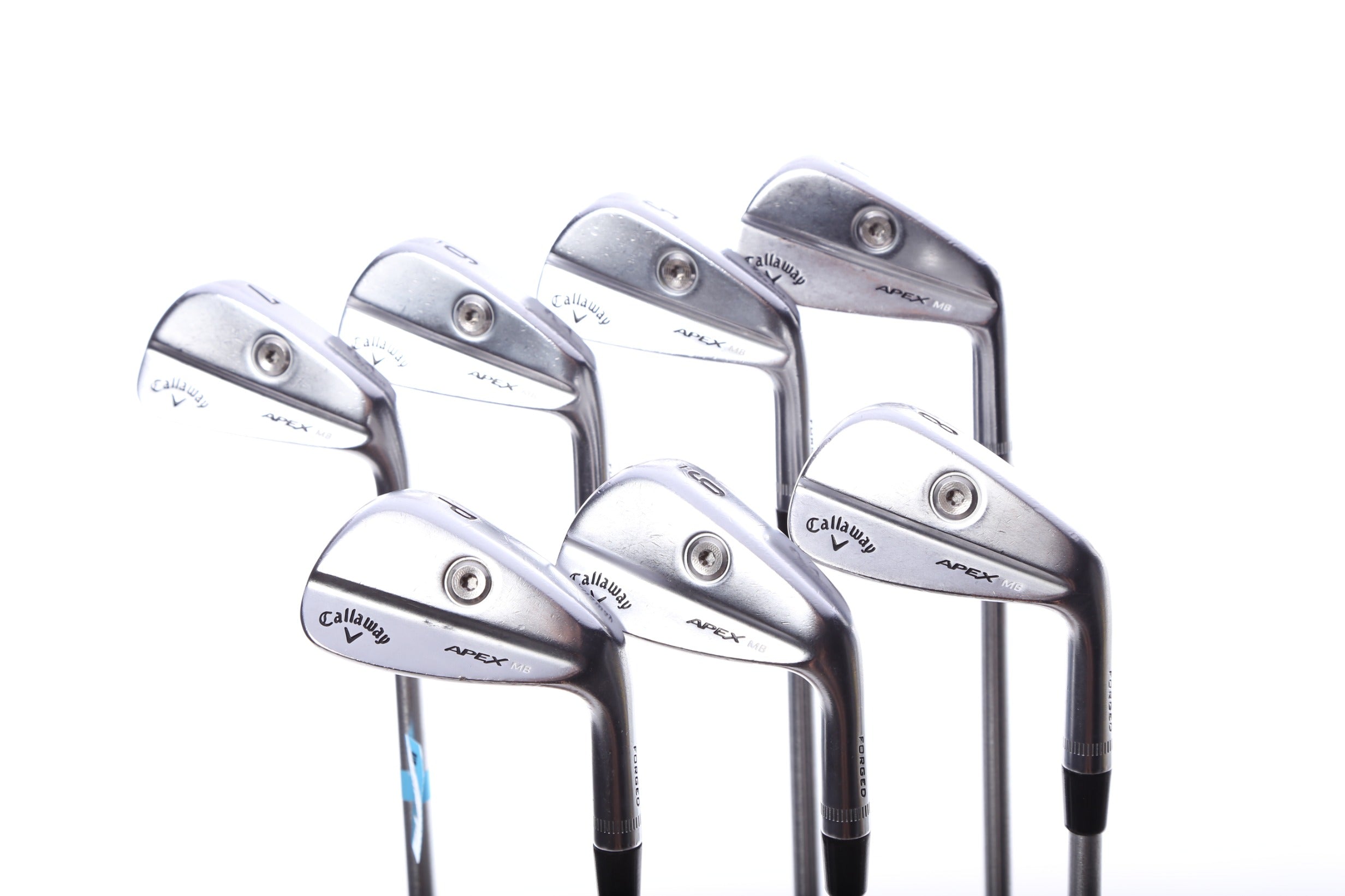 Premium Used Callaway Apex MB 21 Iron Set - Right Handed 4-PW Stiff Flex Golf Clubs for Men | Perfect for Low Handicap Players & Tournament Play