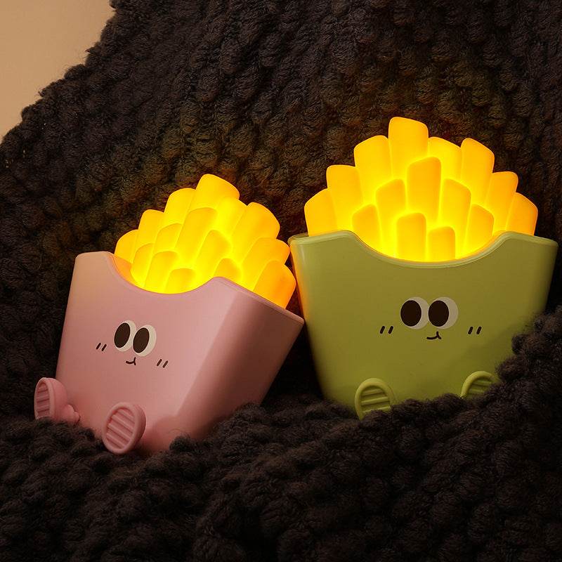 Adorable French Fry Night Light - LED USB Desk Lamp for Kids Room, Bedroom, Nursery | Perfect for Nighttime Reading, Decor, and Gifts