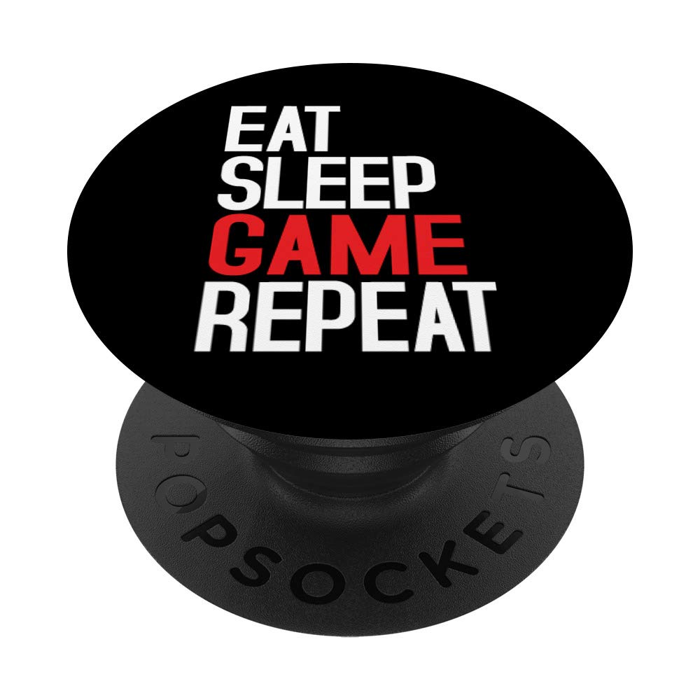 Funny Gamer Gifts - Eat Sleep Game Repeat T-Shirt for Men & Women - Perfect for Gaming Enthusiasts & Video Game Lovers