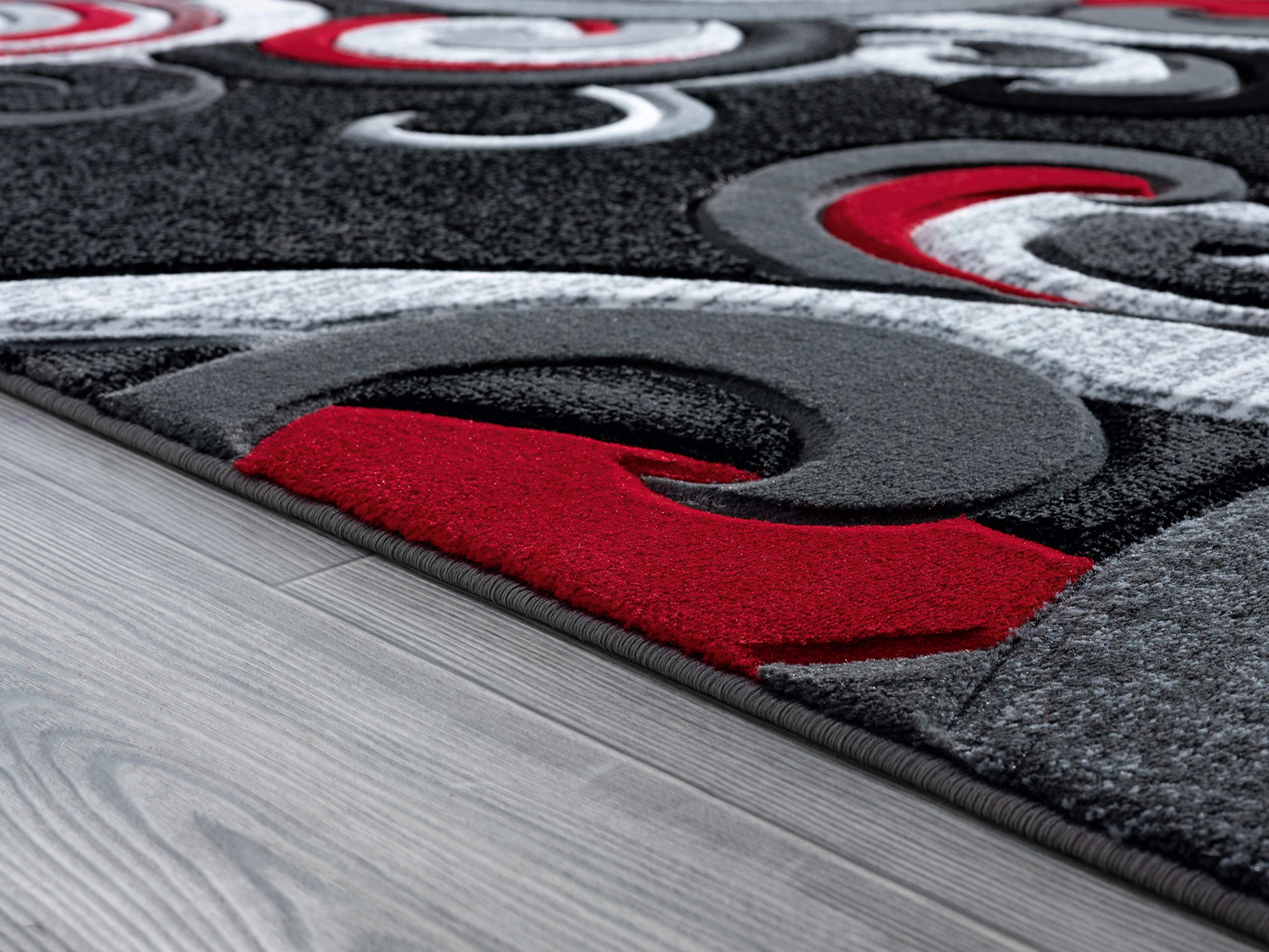 United Weavers of America Bristol Rhiannon Red Runner Rug 2'7