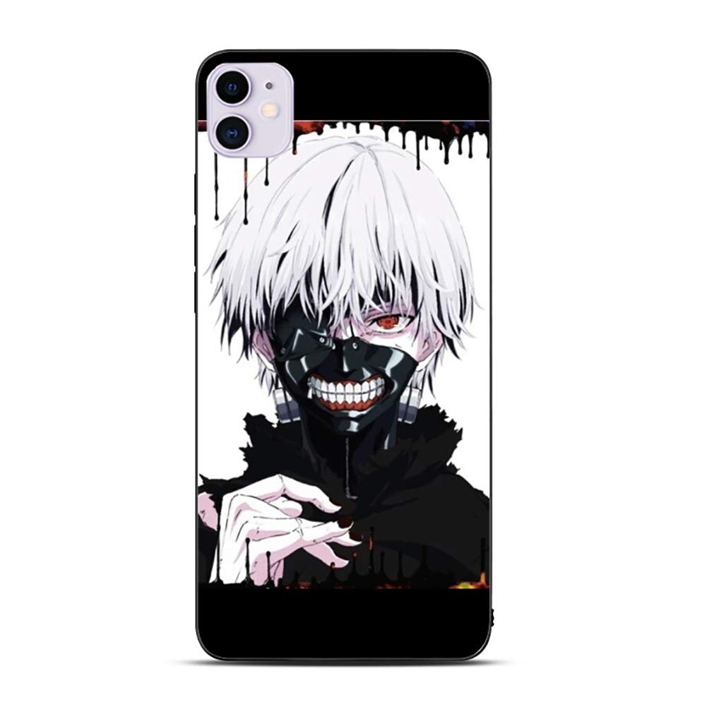 Tokyo Ghoul Anime Phone Case for iPhone XR - Soft TPU Protective Cover with Anti-Scratch Design | Perfect for Anime Fans, Cosplay Events & Gift Giving