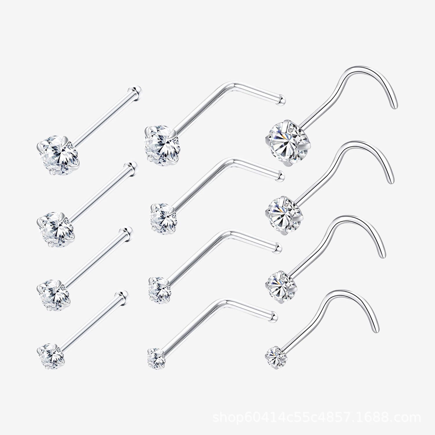 18K Gold Small Nose Stud Piercing Jewelry - Dainty Nose Ring for Women | Perfect for Everyday Wear, Special Occasions & Gifts