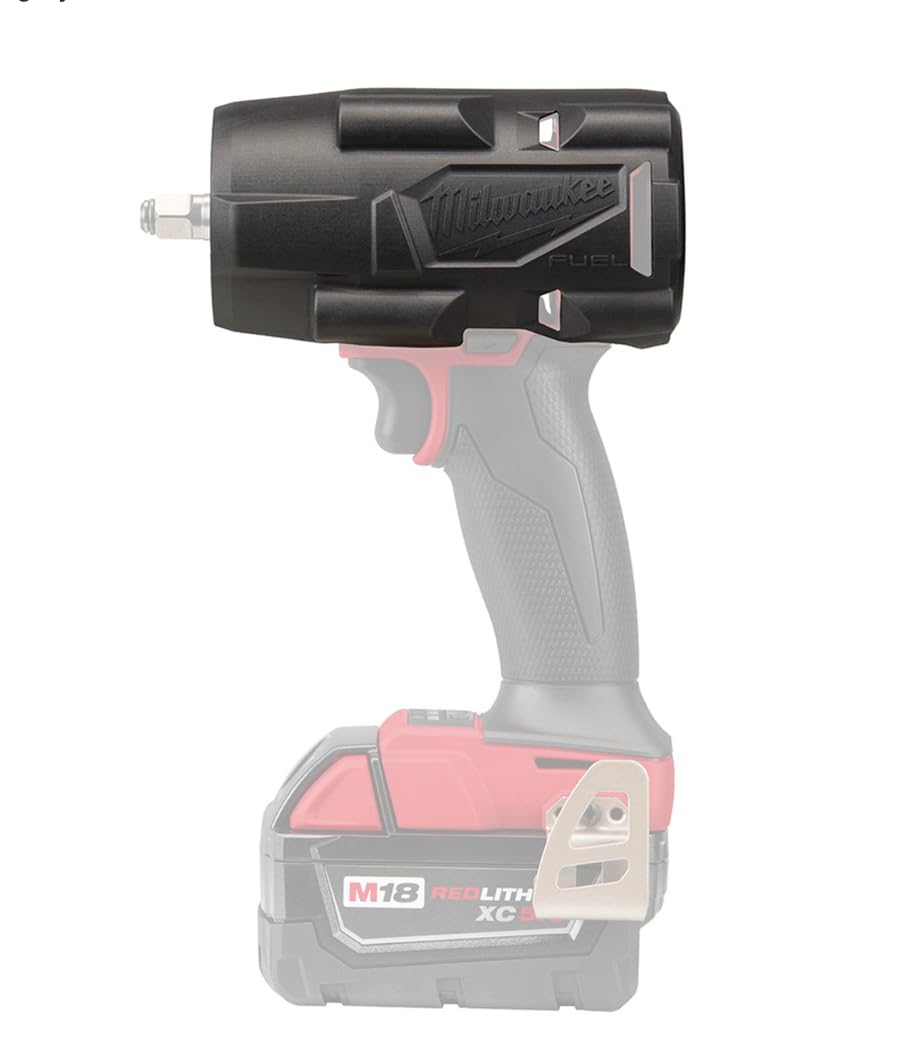 Milwaukee M18 Fuel Medium Torque Impact Wrench Protective Boot - Heavy Duty Rubber Cover for Power Tools - Perfect for Automotive Repair, Construction & DIY Projects
