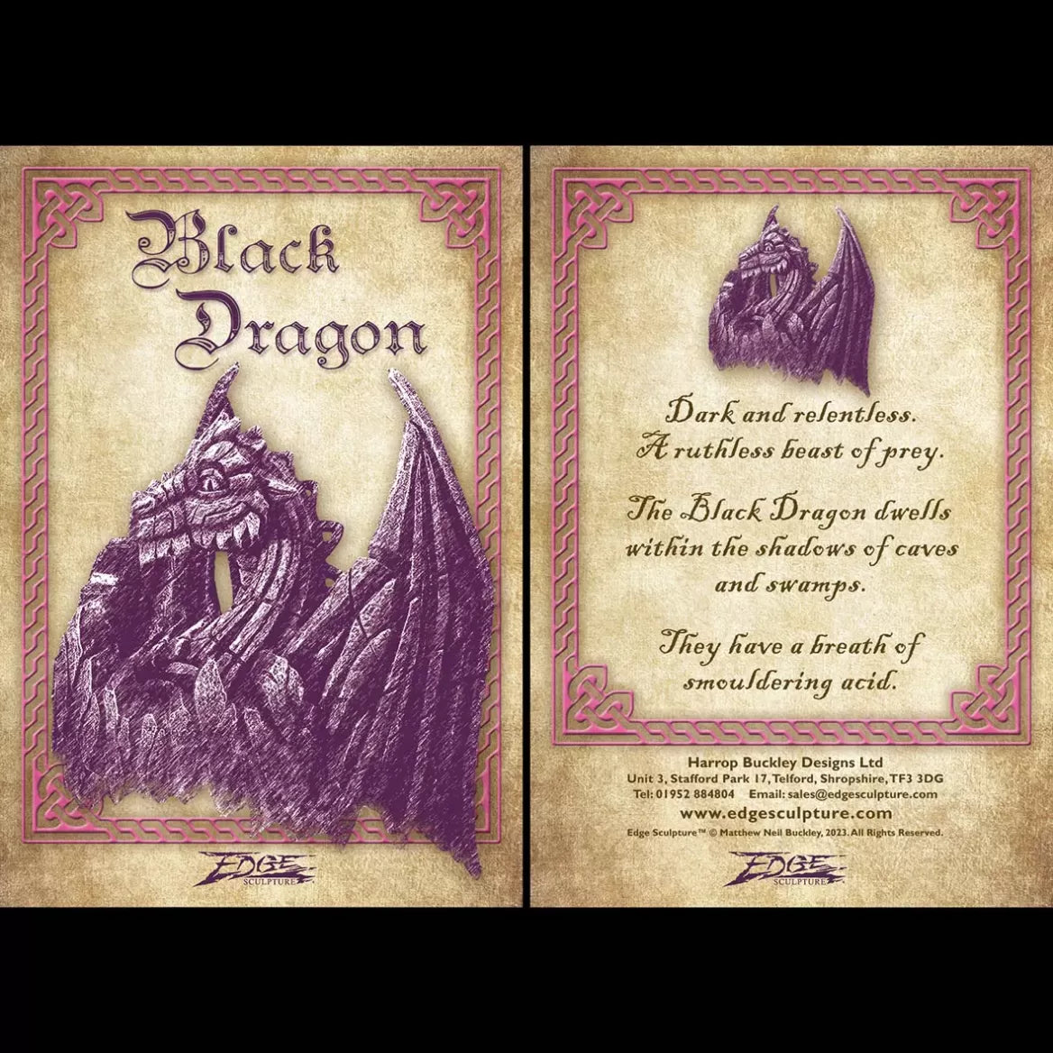 Black Dragon Egg Edge Sculpture - Unique Gothic Home Decor for Fantasy & Gaming Rooms, Perfect for Tabletop RPGs and Medieval Themed Parties