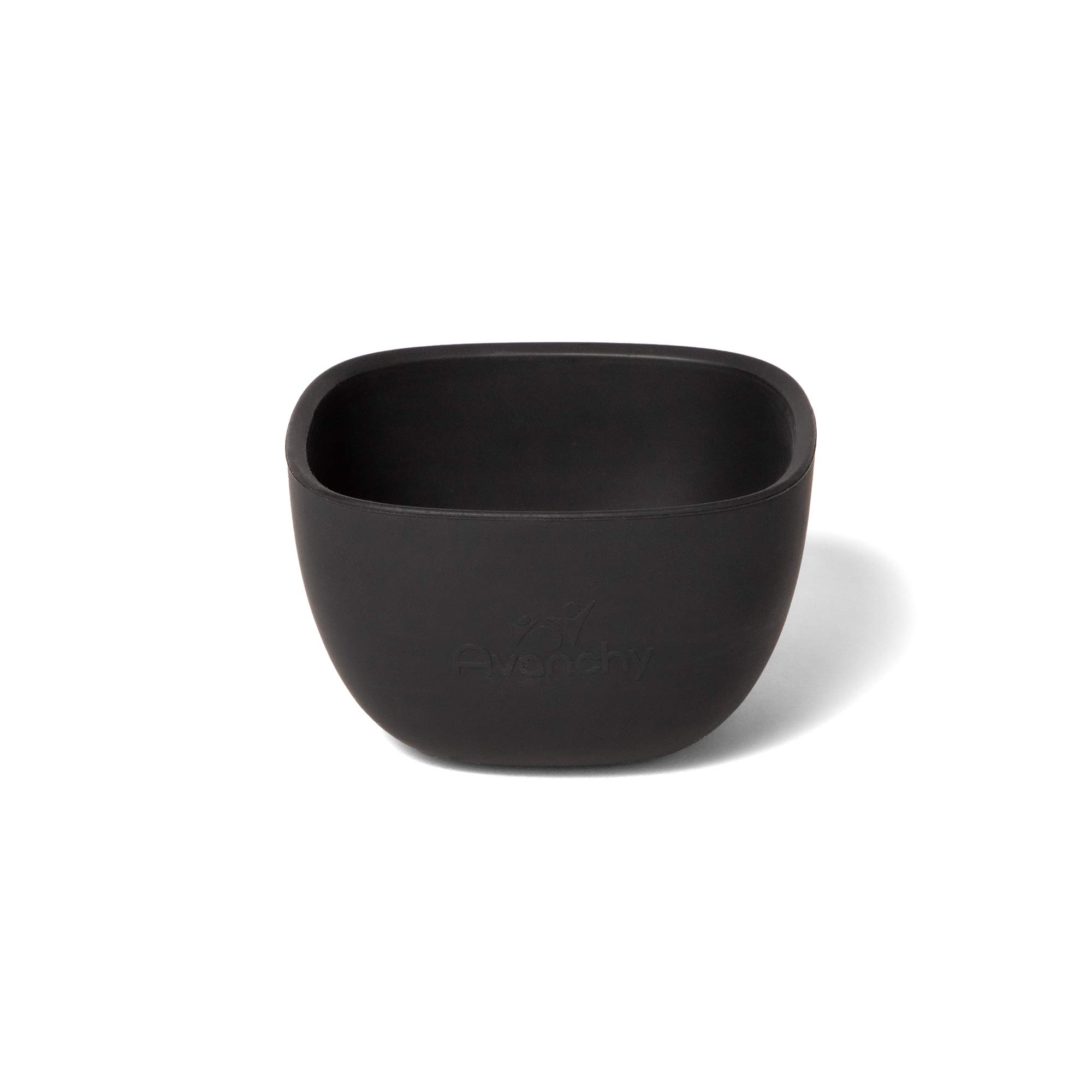 Avanchy Silicone Baby Bowl Set - BPA-Free Mini Feeding Dish for Toddlers & Infants - Soft Gray Non-Slip Suction Base - Perfect for Purees, Snacks & First Foods at Home or Travel