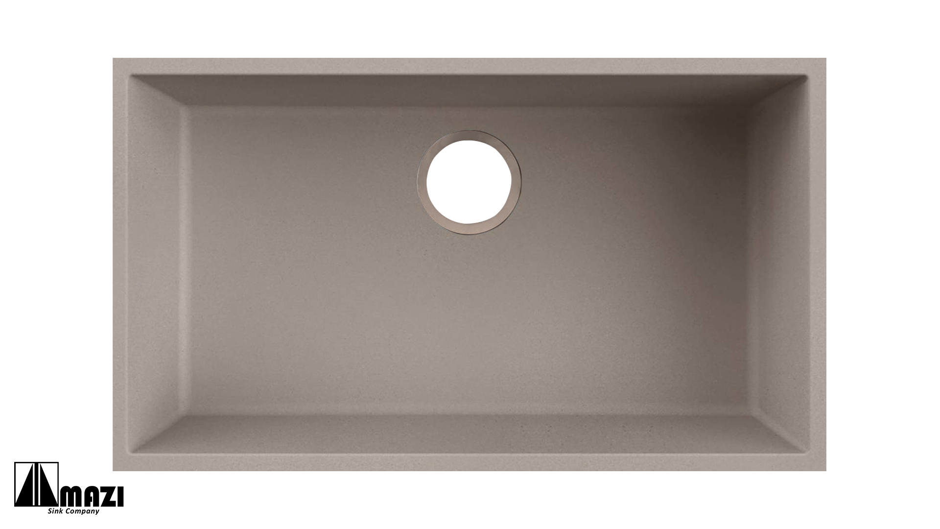 Granite Composite Kitchen Sink IT100M - Lipless Design, Durable & Scratch-Resistant for Modern Home & Restaurant Use