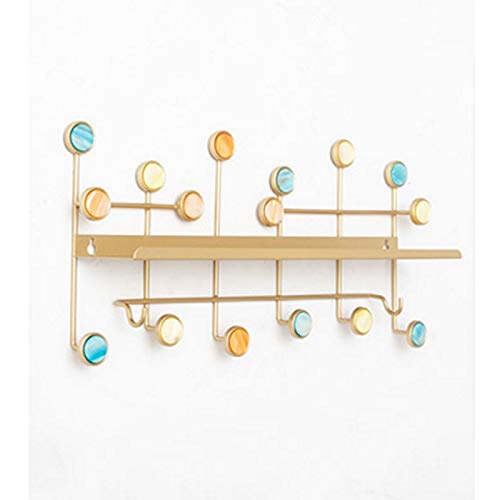 UXZDX CUJUX Wall Hooks - Decorative Wall Shelf for Keys, Hats, Handbags & Towels | Bedroom & Living Room Wall Decor | Space-Saving Home Organization Accessories (Color: A) - Perfect for Entryway, Bathroom & Closet Storage Solutions