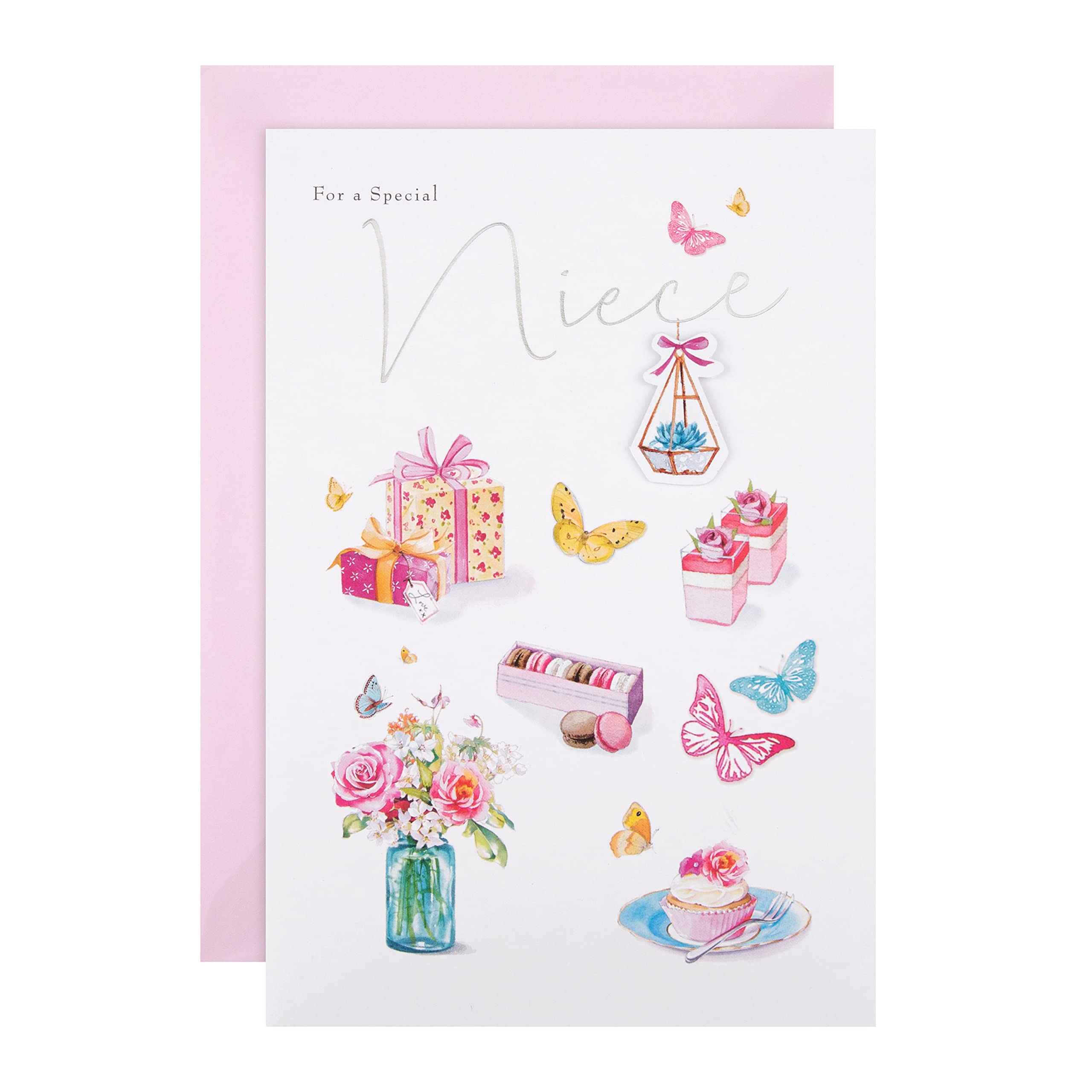 Hallmark Birthday Card for Niece - Lucy Cromwell Illustrated Design | Thoughtful Greeting Card for Nieces, Daughters & Young Girls | Perfect for Birthdays, Special Occasions & Keepsakes