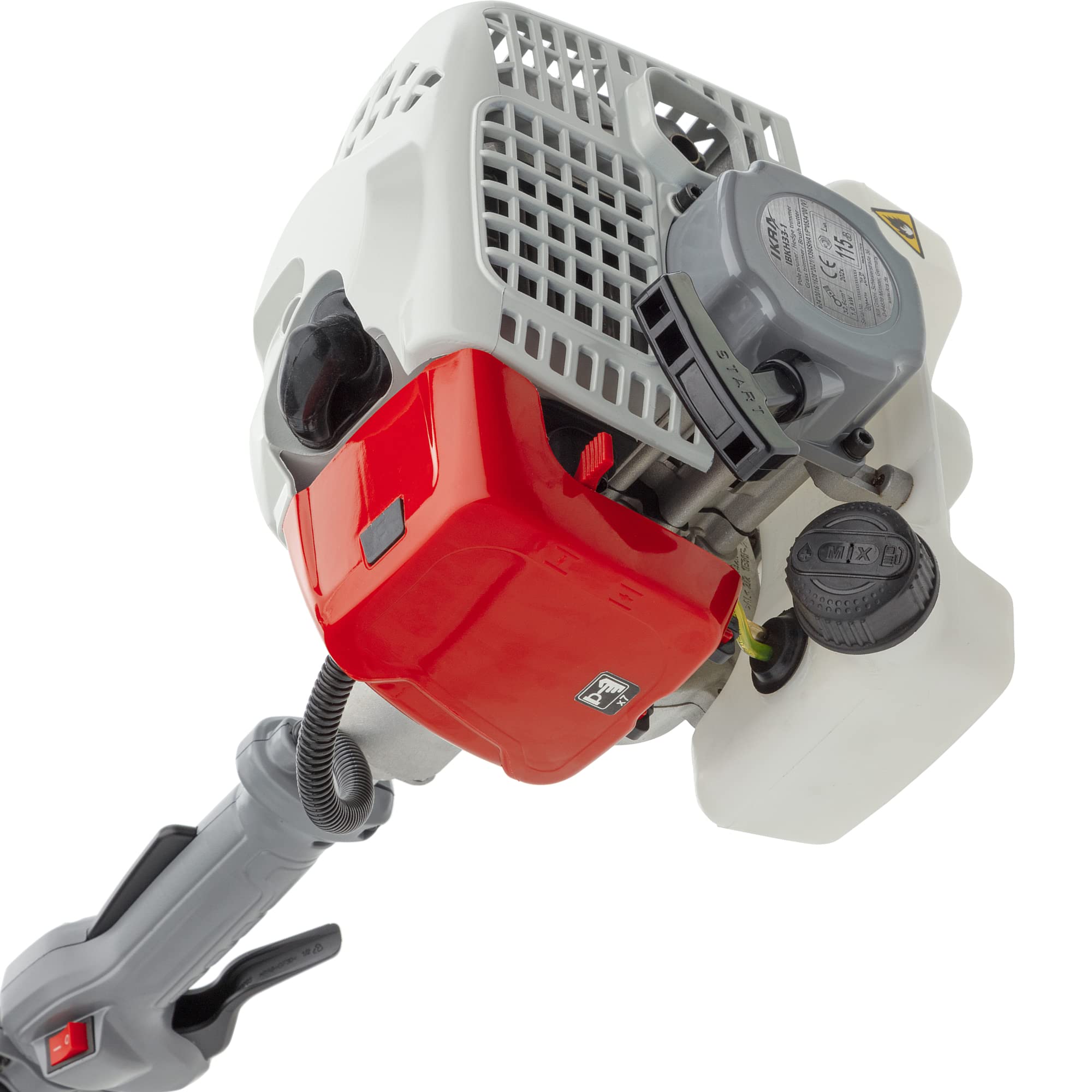IKRA Gas-Powered 4-in-1 Multi-Tool: String Trimmer, Brush Cutter, Hedge Trimmer & Pole Saw with Extension - Perfect for Lawn Care, Yard Maintenance & Landscaping