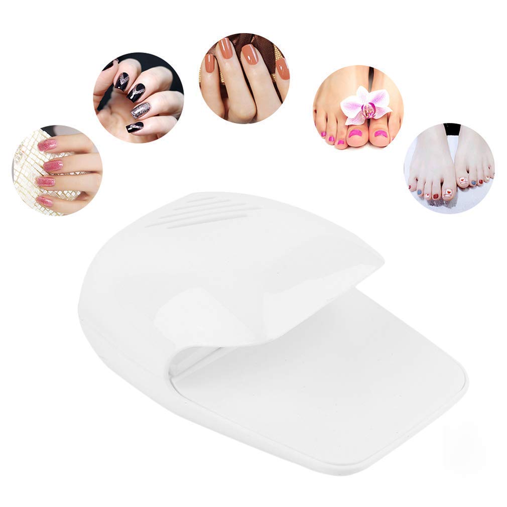Portable Nail Dryer Fan - Quick Dry Nail Polish & Gel Machine for Fingernails & Toenails, Battery Operated Nail Art Blower | Perfect for Home Manicures, Salon Use & Travel Nail Care